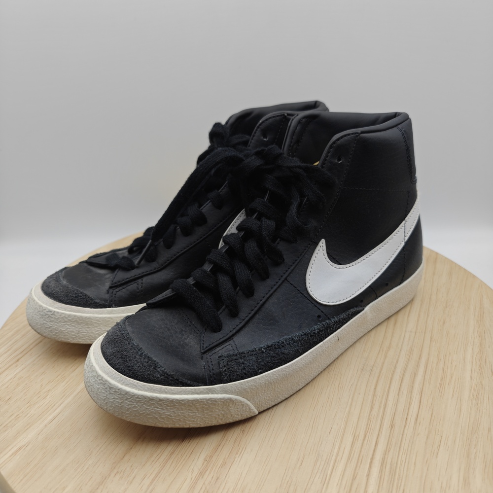 Nike Blazer Mid 77 Shoes Mens Size 7 Black Suede Sneaker Cushioned BQ6806-002